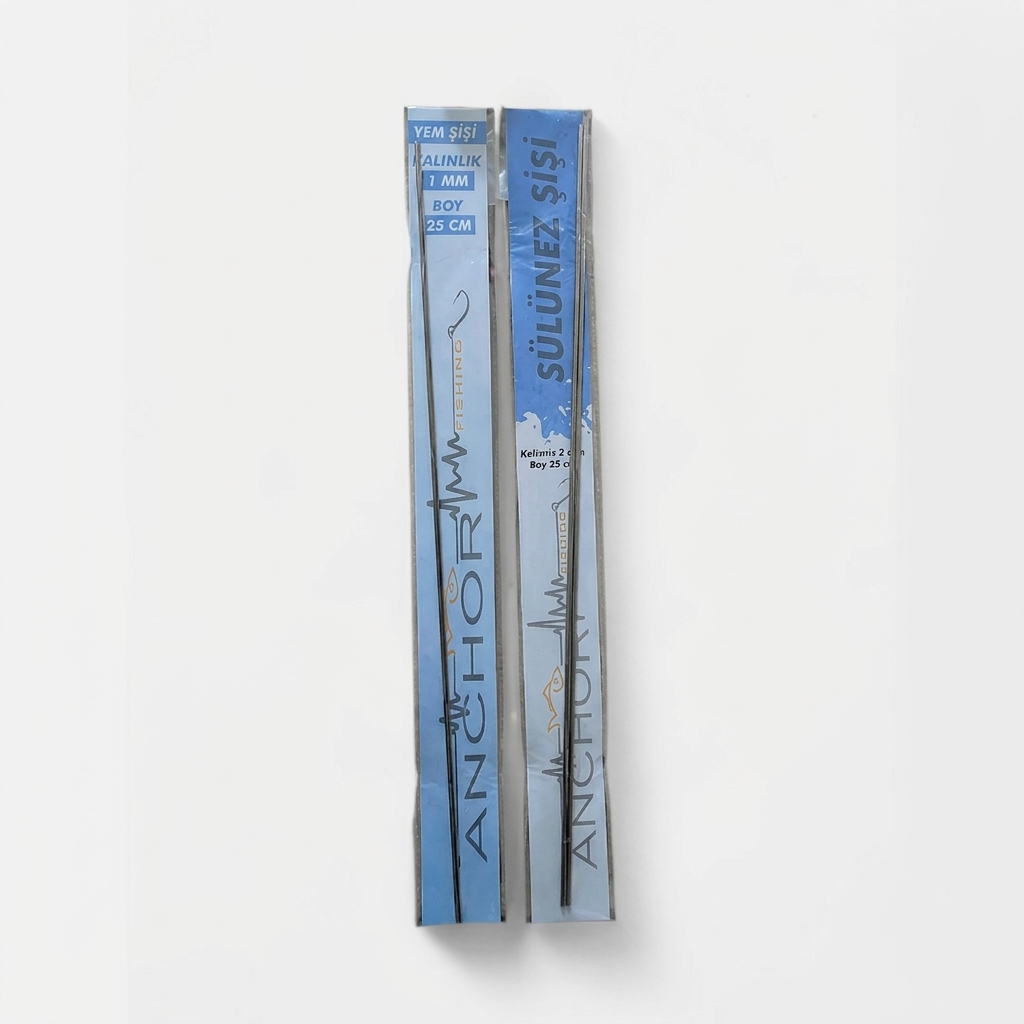 Anchor Paslanmaz Yem Şişi 2'li Paket (2 mm - 25 cm)